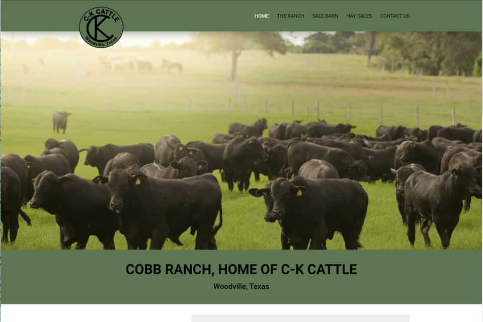 Cobb Ranch, Home of C-K Cattle by Oceans Edge Custom Pools